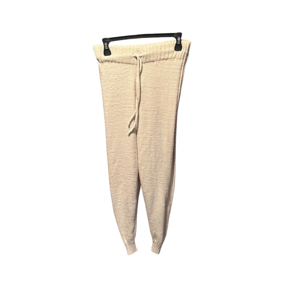 Maronie Pull On Knot Joggers in Cream Medium - Picture 1 of 5